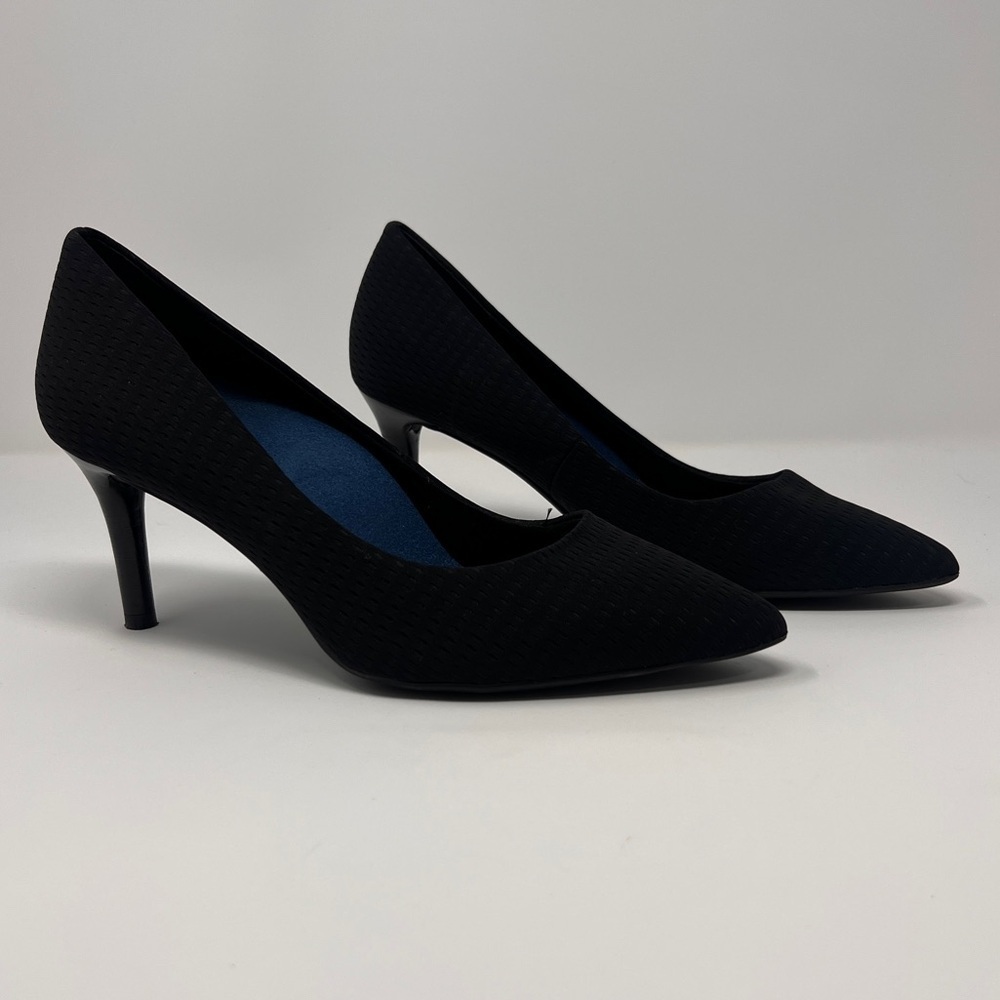 Betabrand Black Pointed Toe Heels Size 8 Women's